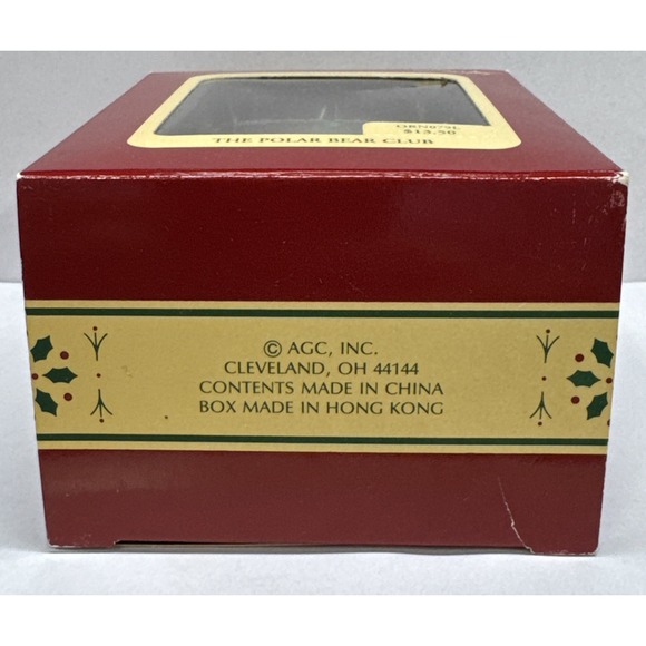 CARLTON CHRISTMAS ORNAMENT: THE POLAR BEAR‎ CLUB! - Picture 5 of 6